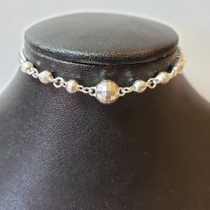 Sterling Disco Bracelet